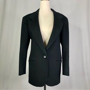 VINTAGE L.L. Bean black blazer sport coat made in USA 4P
